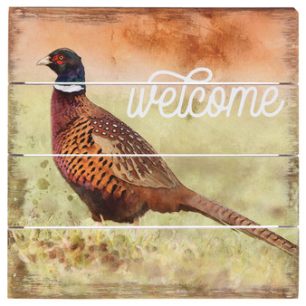 Welcome Pheasant 6x6 - Perfect Pallet Petites