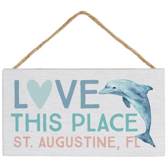 Love Place Dolphin PER - Petite Hanging Accents