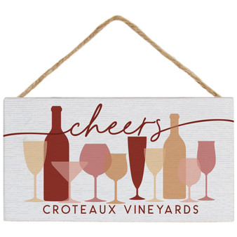 Cheers Wine Glasses PER - Petite Hanging Accents