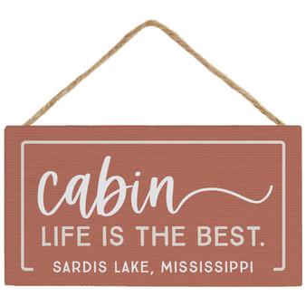 Cabin Life Red PER - Petite Hanging Accents