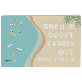 Paddle Out PER - Small Talk Rectangle