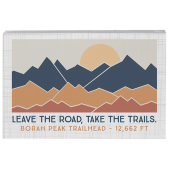 Leave Road Mountains PER - Small Talk Rectangle