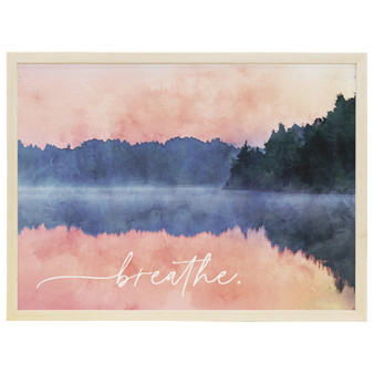 Breathe Lake - Thin Frame Rectangle