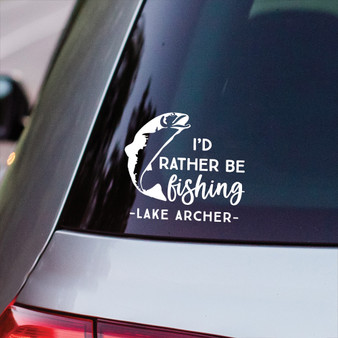 Rather Be Fishing PER - Vinyl Decals