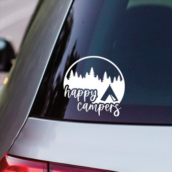 Happy Campers  - Vinyl Decals