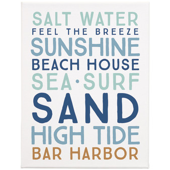 Salt Water Sunshine PER 9x12 - Wrapped Canvas