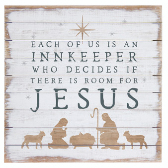 Room for Jesus Nativity Scene  - Perfect Pallets