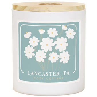 Daisy Bunch Blue LOC - Cozy Cottage Candle