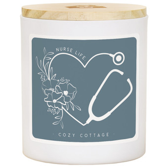Nurse Life Stethoscope PER - Cozy Cottage Candle