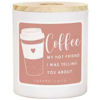 Coffee Hot Friend - Latte Candle