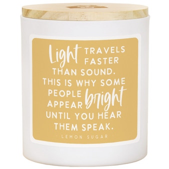 Light Travels Faster - Lemon Sugar Candle