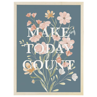 Make Today Count- Thin Frame Rectangle