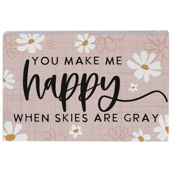 Make Me Happy Flowers - Small Talk Rectangle