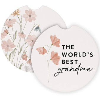 World's Best Flowers PER - Car Coasters