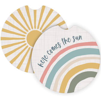 Here Comes The Sun - Car Coasters