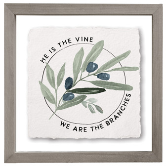 He Is The Vine - Floating Art Square
