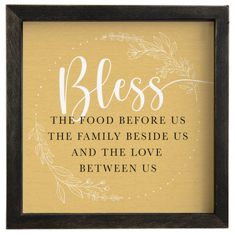 Bless Food Yellow - Rustic Frames