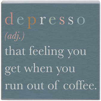 Depresso Blue - Small Talk Square