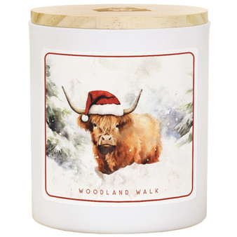 Christmas Highland Cow - WDL - Candles