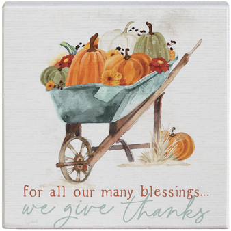 Give Thanks Wheelbarrow - Gift-A-Block