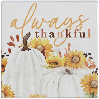 Always Thankful Sunflowers - Small Talk Square