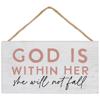 God Is Within Her - Petite Hanging Accents