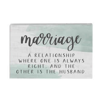 Marriage - Small Talk Rectangle