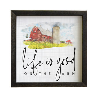 Life Is Good - Rustic Frame