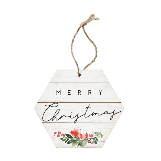Merry Christmas - Honeycomb Ornaments