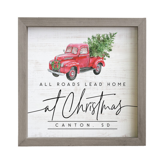 Roads Lead Home PER - Rustic Frame