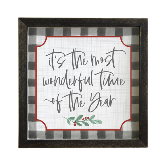 Most Wonderful Time - Rustic Frame
