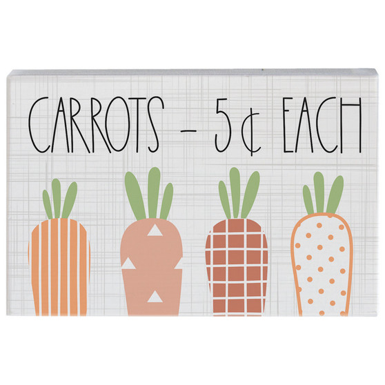 Carrots 5 Cents Each - Small Talk Rectangle