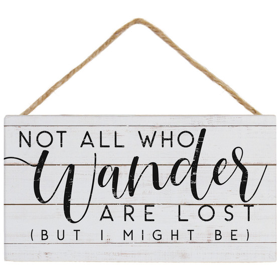 Not All Wander - Petite Hanging Accent