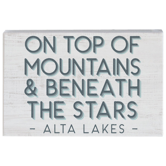 Top Of Mountains PER - Small Talk Rectangle