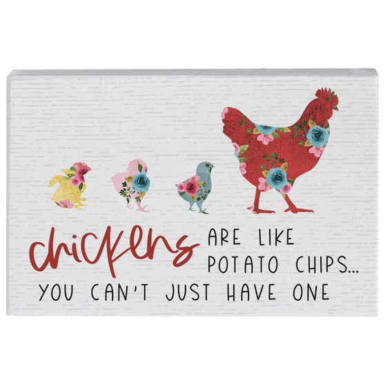 Chickens Potato Chips - Small Talk Rectangle