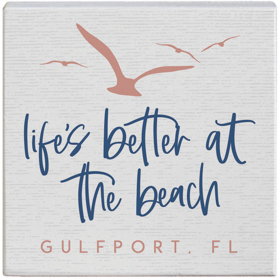 Life Is Better Beach PER - Small Talk Square