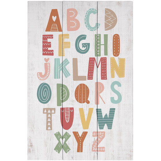 Alphabet - Rustic Pallet