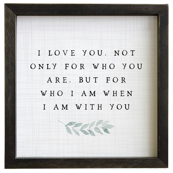 Who You Are - Rustic Frame