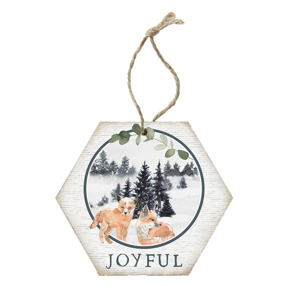 Joyful Fox - Honeycomb Ornaments