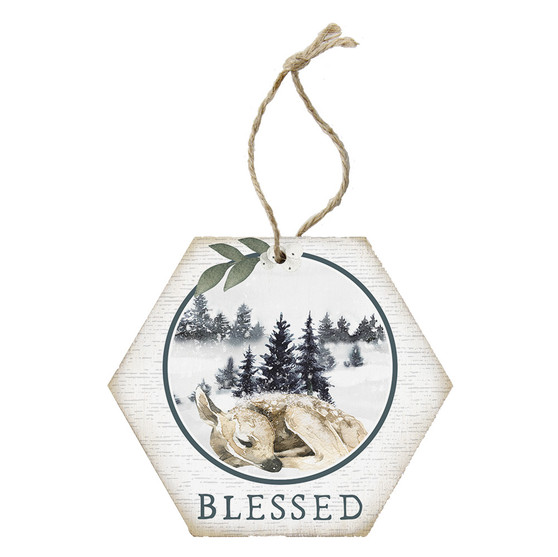 Blessed Deer - Honeycomb Ornaments