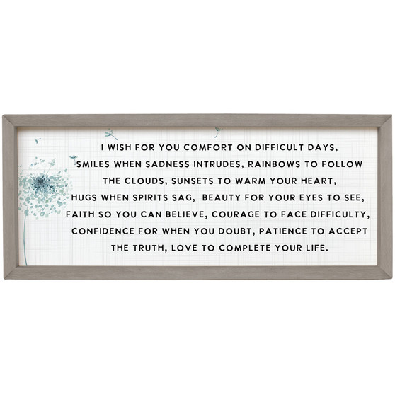 Wish For You Comfort - Farmhouse Frame