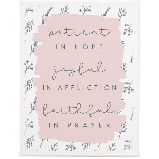 Patient In Hope - Wrapped Canvas