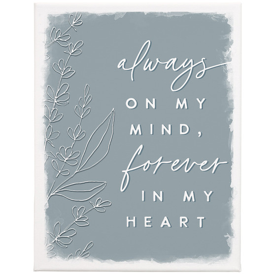Always On My Mind - Wrapped Canvas
