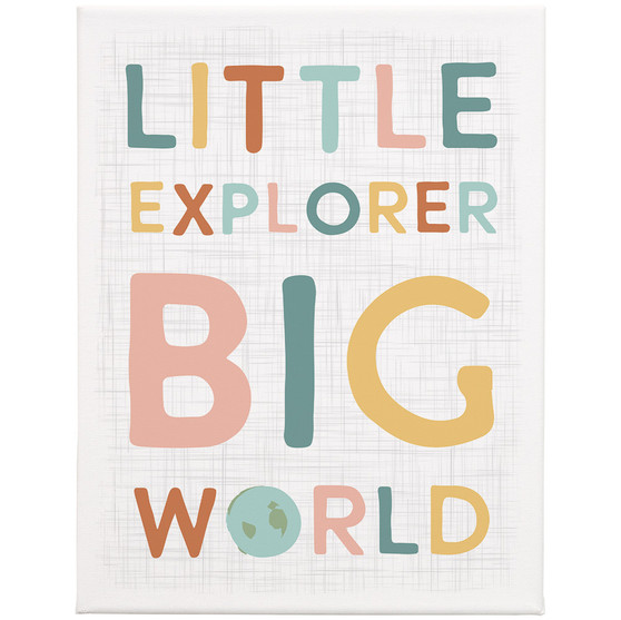 Little Explorer - Wrapped Canvas