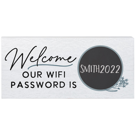 Welcome Wifi Password - Chalk Talks