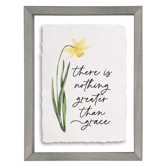 Nothing Greater Grace - Floating Frame Art