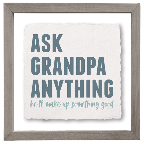 Ask Grandpa PER - Floating Art Square