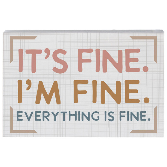 Everything Is Fine - Small Talk Rectangle