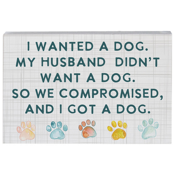 Wife Wanted Dog PER - Small Talk Rectangle