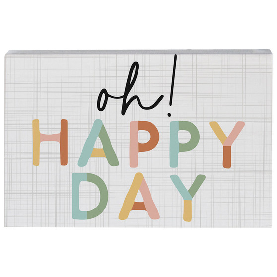 Happy Day Colorful - Small Talk Rectangle